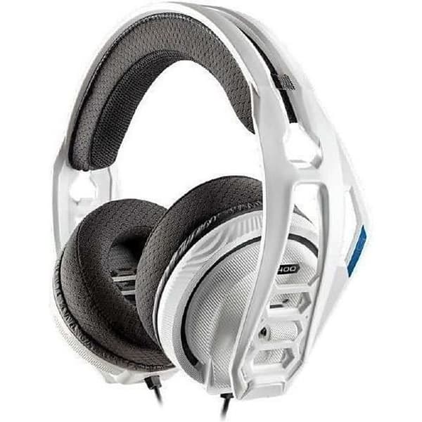 Gaming Headset - BigBen Plantronics - RIG 400HS - Vit - Trådad - PS4