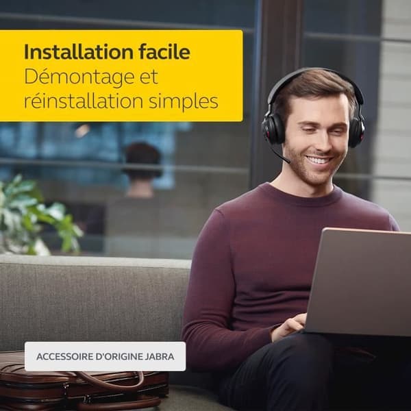 Öronkuddar - JABRA - Evolve2 40/65 - Svart - 6 stycken - Headset