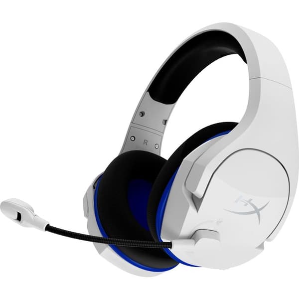 Hörlurar - HyperX - Cloud Stinger Plus - Trådlös - Kompatibel med PS5 PS4 - Blå Vit