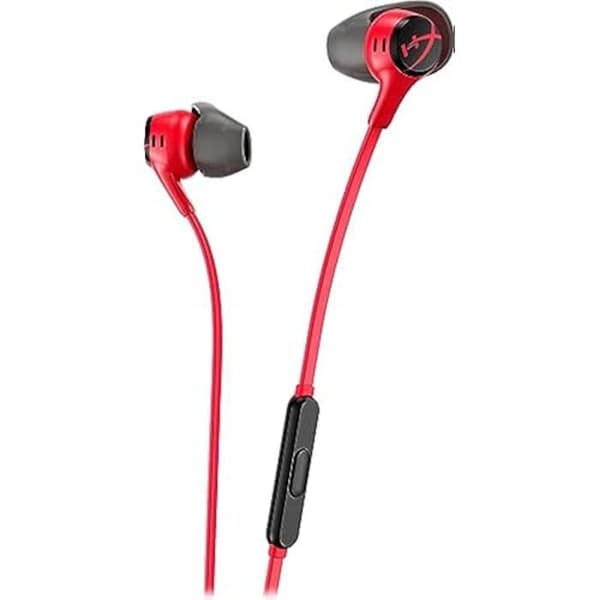 Spelhörlurar - HYPERX - Cloud Earbuds II - Uppslukande ljud - Integrerad mikrofon - Bärfodral
