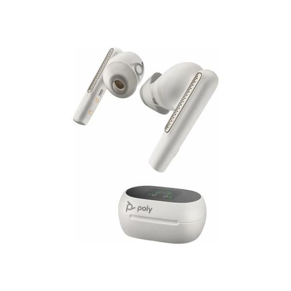 Trådlösa hörlurar - Bluetooth - USB-A via Bluetooth-adapter - HP Inc. - Poly Voyager Free 60+ UC - Trådlösa hörlurar med mikrofon