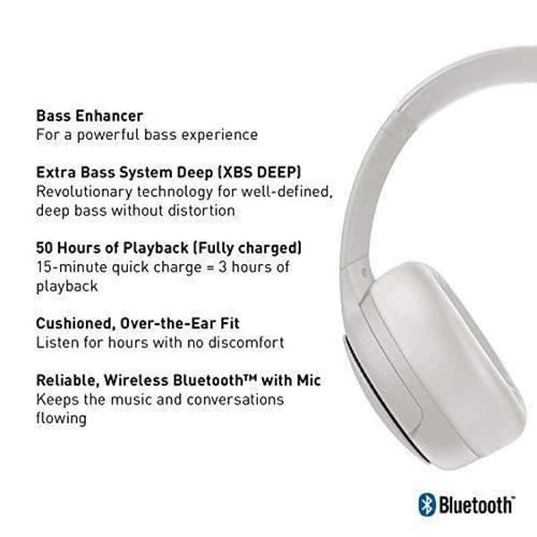 Panasonic hörlurar RB-M300BE-C I HP 40mm basförstärkare Akustisk baskontroll Bluetooth Autonomi: 50h Snabbladdning