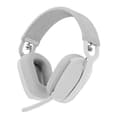 Miniatyrbild 1 av 6: Logitech Zone Vibe 100 PC Headset Lättvikts trådlöst headset med brusreducerande mikrofon - vit