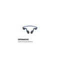 Miniatyrbild 2 av 6: Bone Conduction Hörlurar - Shokz - Openmove - Bluetooth - Trådlöst - Elevation Blue
