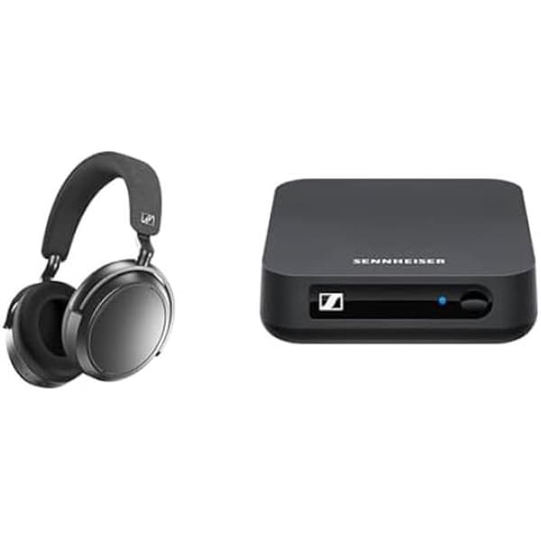 Trådlösa hörlurar - SENNHEISER - Momentum 4 - Aktiv brusreducering - Bluetooth - Grafit