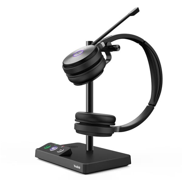 Hörlurar - Yealink - WH62 Dual - Trådlös - Över-örat - Kontor