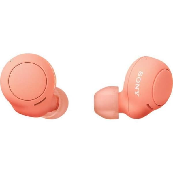 Sony WF-C500-hörlurar - Koralröd - Bluetooth - 10 timmars batteritid