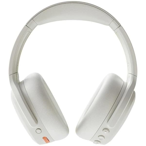 Circumaural hörlurar - Skullcandy - Crusher - Bluetooth - Aktiv brusreducering - Vit och Orange