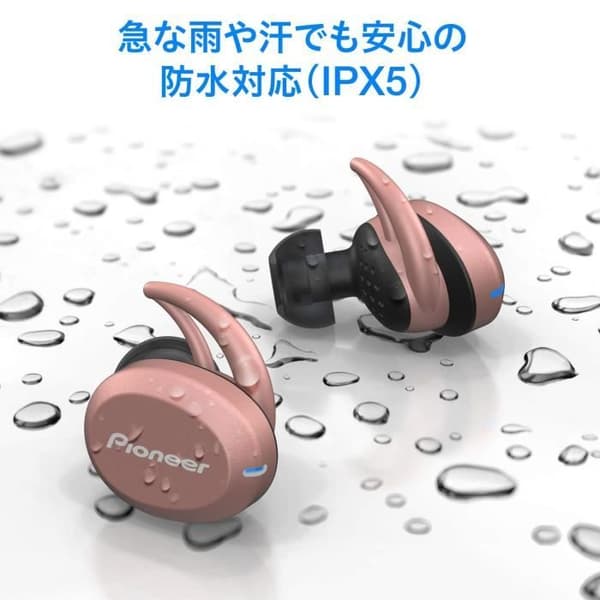 Trådlösa hörlurar - Pioneer - E8TW-P - In-ear - 3 timmars speltid - Svettsäker