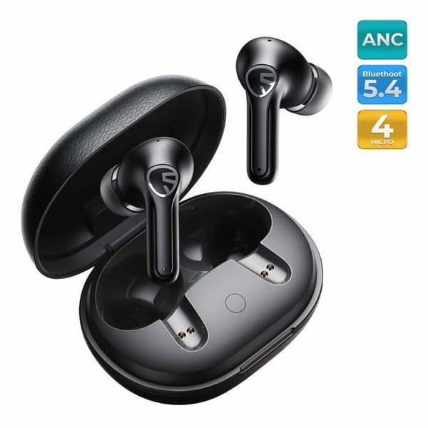 Trådlösa hörlurar - Soundpeats - T3 Pro - Bluetooth 5.4 - 28 timmars batteri - IPX4 vattentålig