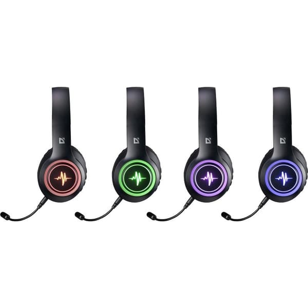 HÖRRTELEFONDEFENDER BLUETOOTH FREEMOTION B571 SVART LED