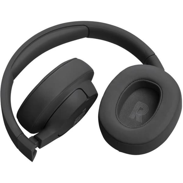 Bluetooth-hörlurar med båge över öronen JBL Tune 720BT Svart
