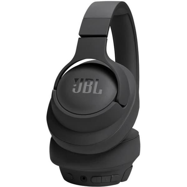 Bluetooth-hörlurar med båge över öronen JBL Tune 720BT Svart