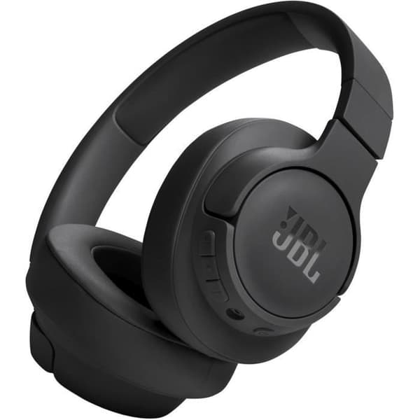 Bluetooth-hörlurar med båge över öronen JBL Tune 720BT Svart