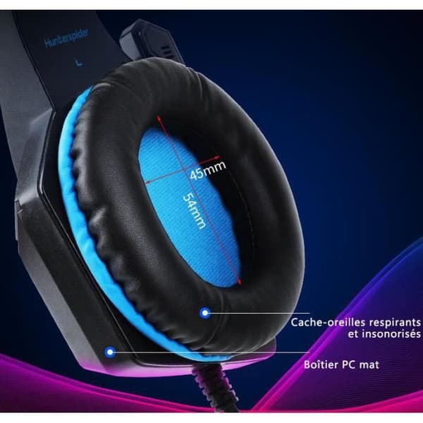 Gaming Headset - TD® - PS4 - Brusreducerande mikrofon - Surroundljud - LED