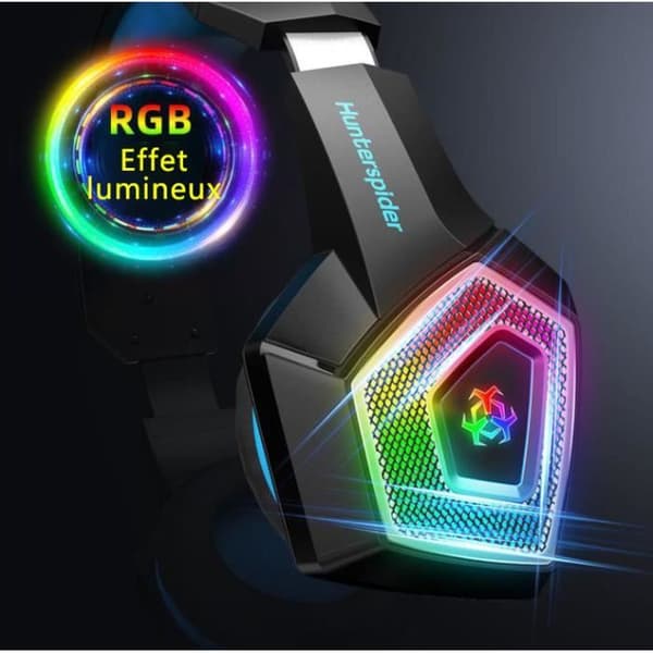 Gaming Headset - TD® - PS4 - Brusreducerande mikrofon - Surroundljud - LED