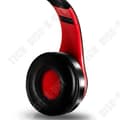 Miniatyrbild 2 av 4: TD® Kuiyin KY-b7 nya 5.0 riktiga färger sportkort huvudmonterad radio hopfällbar stereo trådlöst bluetooth headset rött