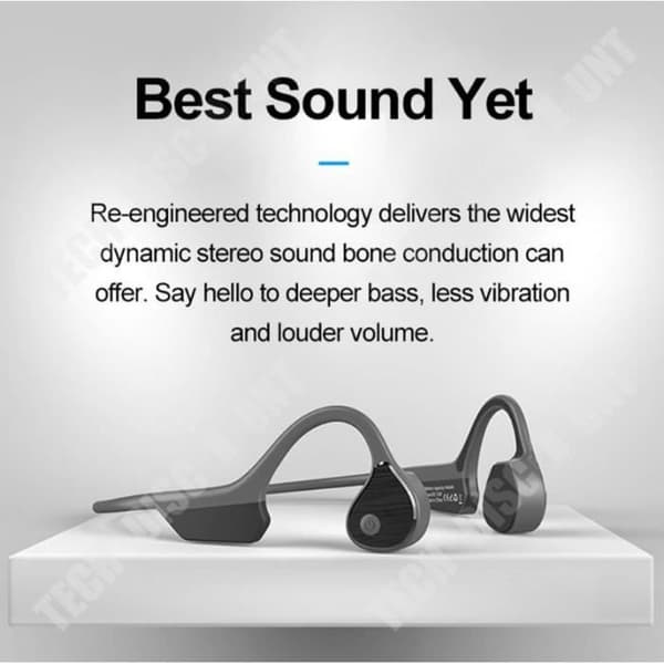 TD® Bone Conduction Bluetooth-hörlurar Trådlösa Bluetooth 5.0-hörlurar Icke-i-örat hörlurar