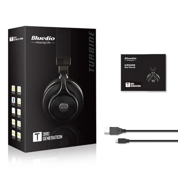 Bluedio T3.4.1 trådlöst stereo Bluetooth-headset (svart)