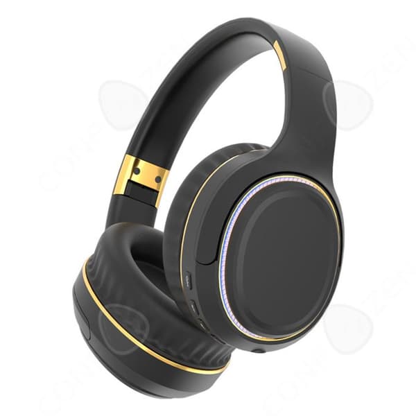 Hörselkåpor för vuxna 400mah bluetooth 5.3 FM med 16h batteritid, 3D stereo, hopfällbara trådlösa bluetooth-hörlurar