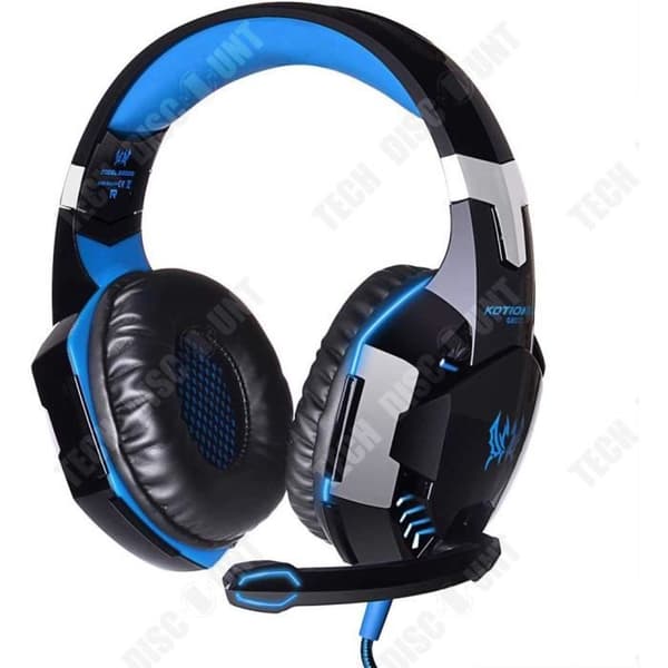 G2000 stereo gaming headset - TEKNISK RABATT - Headset med mikrofon