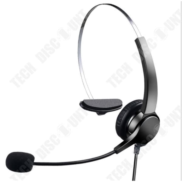 TD® hopfällbart headset 3,5 mm stereohörlurar hörlurar för dator bärbar telefon