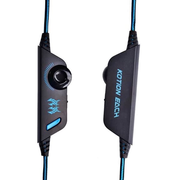 Stereo Gaming Headset med 2,1 m tråd och brusreducering för spel - Gaming Headset