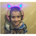 Miniatyrbild 3 av 4: TD® Kabelanslutna ljudhörlurar Kawaii Child Gaming Noise Cancelling Luminous Cat Ear Music Telefon Vikbara kraftfulla hörsnäckor