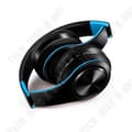 Miniatyrbild 2 av 4: TD® Headset manliga och kvinnliga bluetooth headset present mode trådlös mikrofon infoga TF kort stereo bilateralt stereo headset svart blå