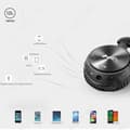 Miniatyrbild 3 av 4: TD® NIA-Q2 huvudmonterad bluetooth-headsetradiokort APP-kontroll bilateralt stereoljud kompakt och bärbar allmänt kompatibel