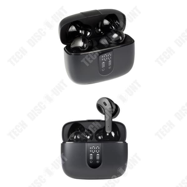 TD® Bass Bluetooth-hörlurar HIFI Ljudkvalitet In-ear Digital Display-skärm Trådlöst Bluetooth Sports Headset