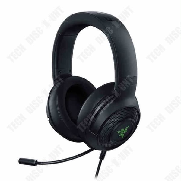 TD® trådbundet spelheadset med bekvämt spelminnesskum ljud- och videomikrofon