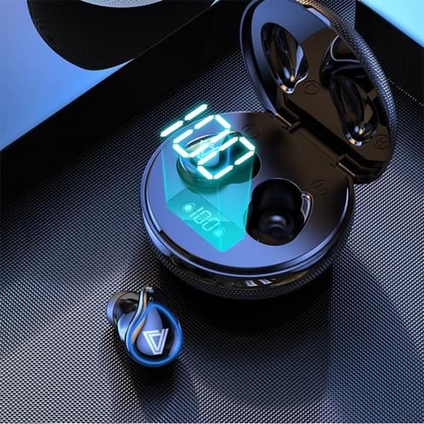 Öronproppar A29 trådlöst bluetooth headset TWS äkta stereo binaurala öronproppar hängande hals sportheadset