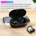 Miniatyrbild 2 av 4: TD® Trådlös öronmonterad brusreducerande Bluetooth-headset TWS Sport Stereo Bilateral Display Spelkraft Vattentätt Chockat ljud