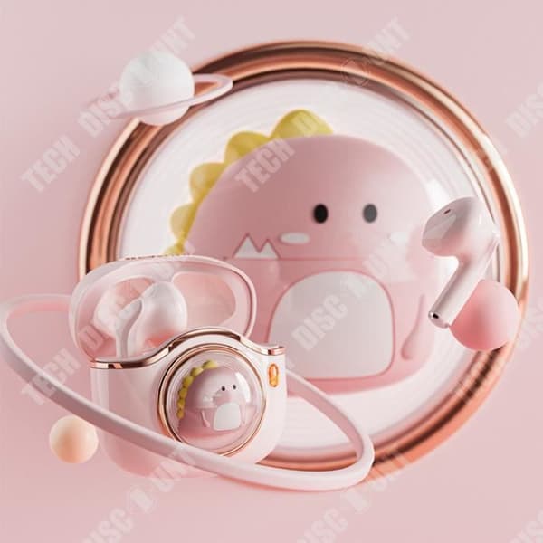 TD® trådlösa Bluetooth-hörlurar Bluetooth 5.1 Cartoon Trash Brusreducering Lång batteritid HD-samtal