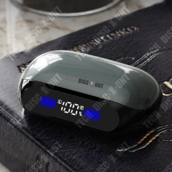 TD® trådlösa Bluetooth In-Ear-hörlurar Bluetooth 5.3 Smart Digital Display Brusreducering samtal med låg latens