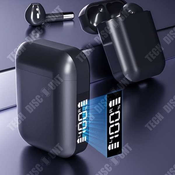TD® Trådlös Bluetooth-hörlur Bluetooth 5.0 Låg energiförbrukning Lång batteritid Intelligent digitalskärm