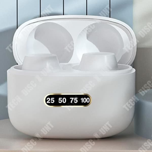 TD® trådlösa bluetooth-hörlurar 5.0 tws digital display brusreducering rörelse touch stereo lång batteritid