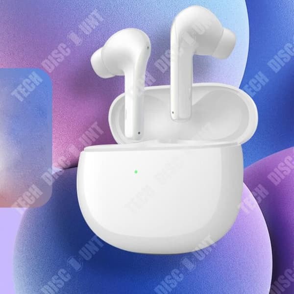 TD® trådlösa brusreducerande hörlurar In-ear Bluetooth aktiv brusreducering Lång batteritid