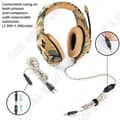Miniatyrbild 3 av 4: TD® Camouflage Gaming Headset-hörlurar med brusreducerande stereomikrofon