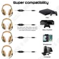 Miniatyrbild 4 av 4: TD® Camouflage Gaming Headset-hörlurar med brusreducerande stereomikrofon