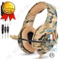 Miniatyrbild 1 av 4: TD® Camouflage Gaming Headset-hörlurar med brusreducerande stereomikrofon