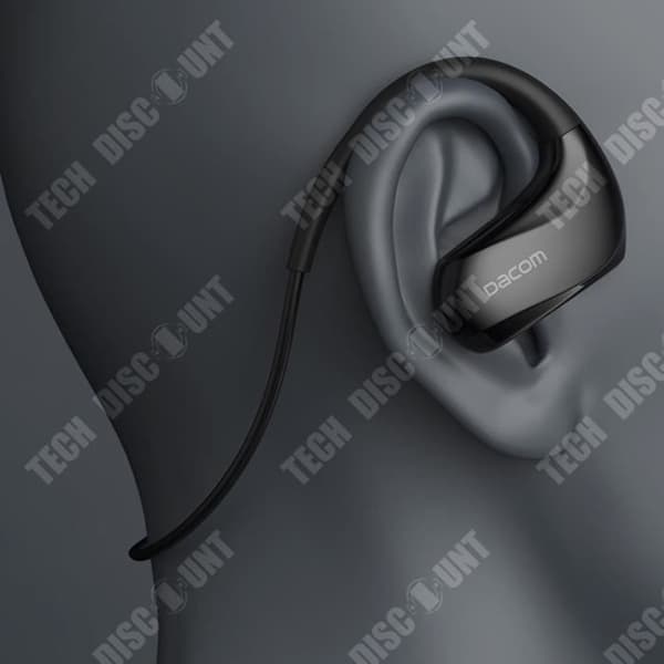 Vattentåliga IPX7 sport Bluetooth-hörlurar med öronmontering, trådlösa binaurala hörlurar med lång batteritid.