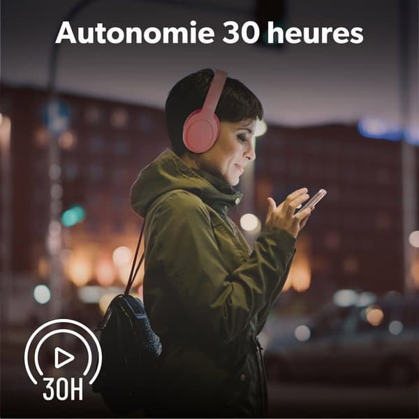 Bluetooth-hörlurar - TONALITY - Circum-aural - Rosa - Optimal komfort - Trådlös