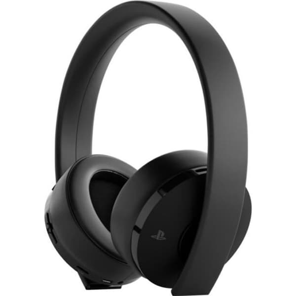 Gold Black Wireless Headset - Sony Virtual Surround Sound 7.1 för PS4 - PSVR optimerad - PlayStation Official- USED