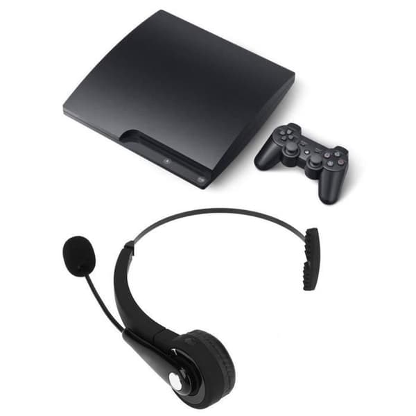 Mono Bluetooth trådlöst headset för PS3 [852A6D4]- USED