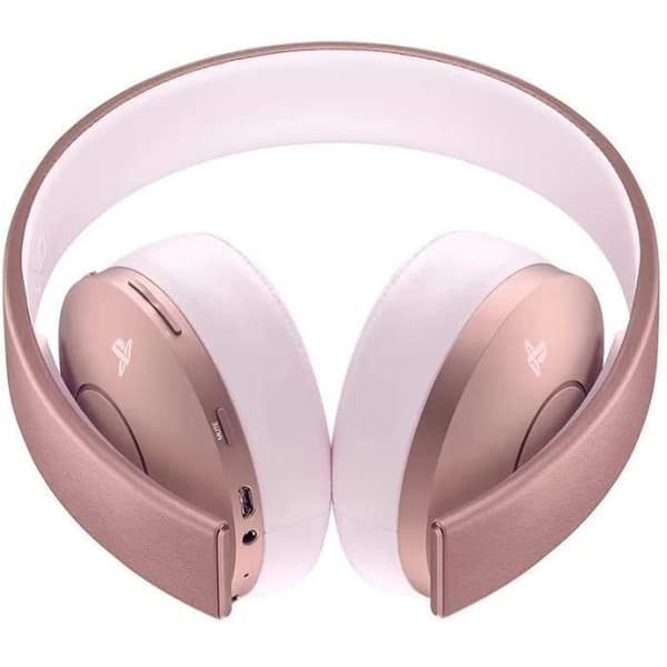 Trådlös headset-mikrofon - PlayStation - PS4 - 3D-ljud - Guldutgåva - Roséguld- USED