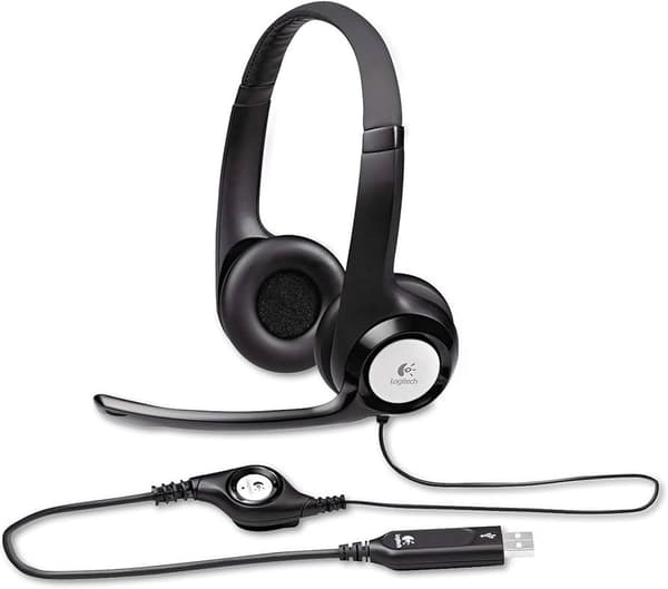 LOGITECH USB Headset H390 Black 981-000406