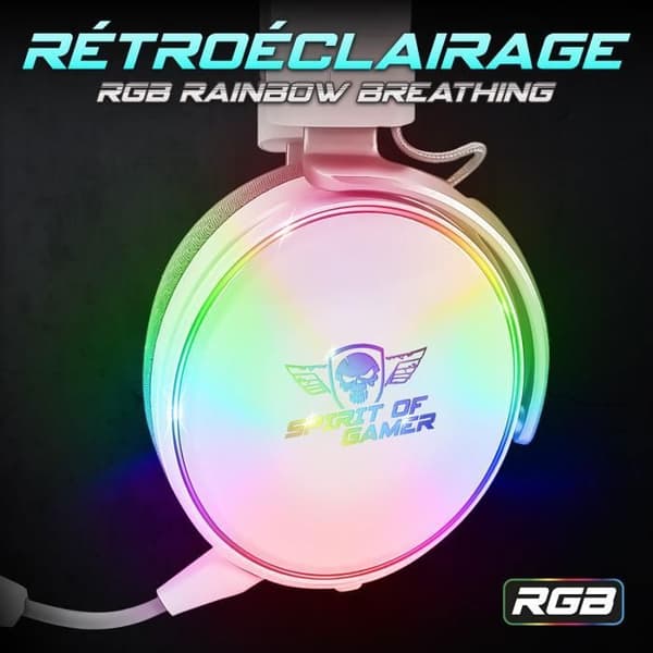 Gaming Headset - Spirit of Gamer - XPERT H1700 - Trådlös - RGB - Stereo 2.0