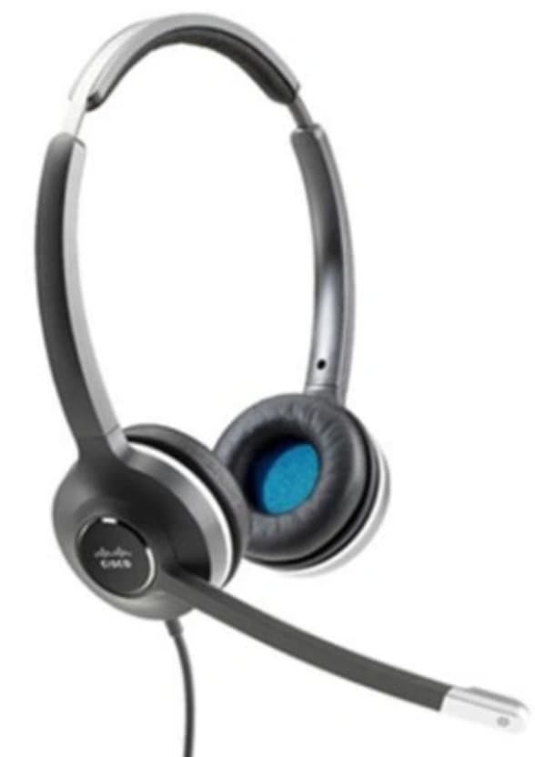 CISCO Headset 532 Wired Dual QD RJ Cable CP-HS-W-532-RJ